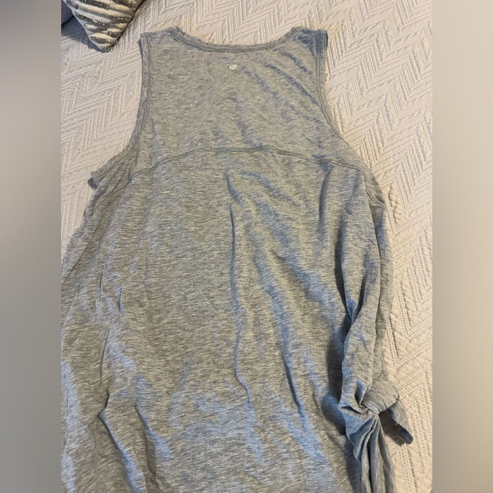 lululemon athletica Light Gray Tank Top
